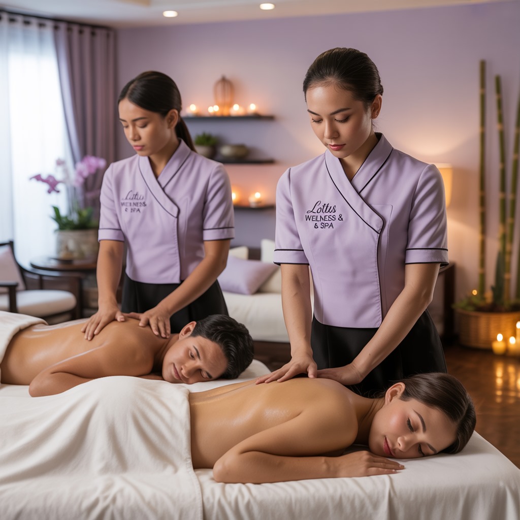 Deep tissue massage at Lotus Wellness & Spa Tirana